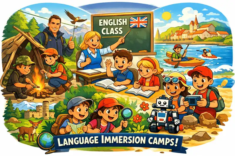 language immersion camps just for kids